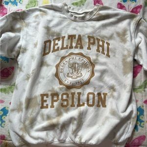 Two Delta Phi Epsilon Sweatshirts